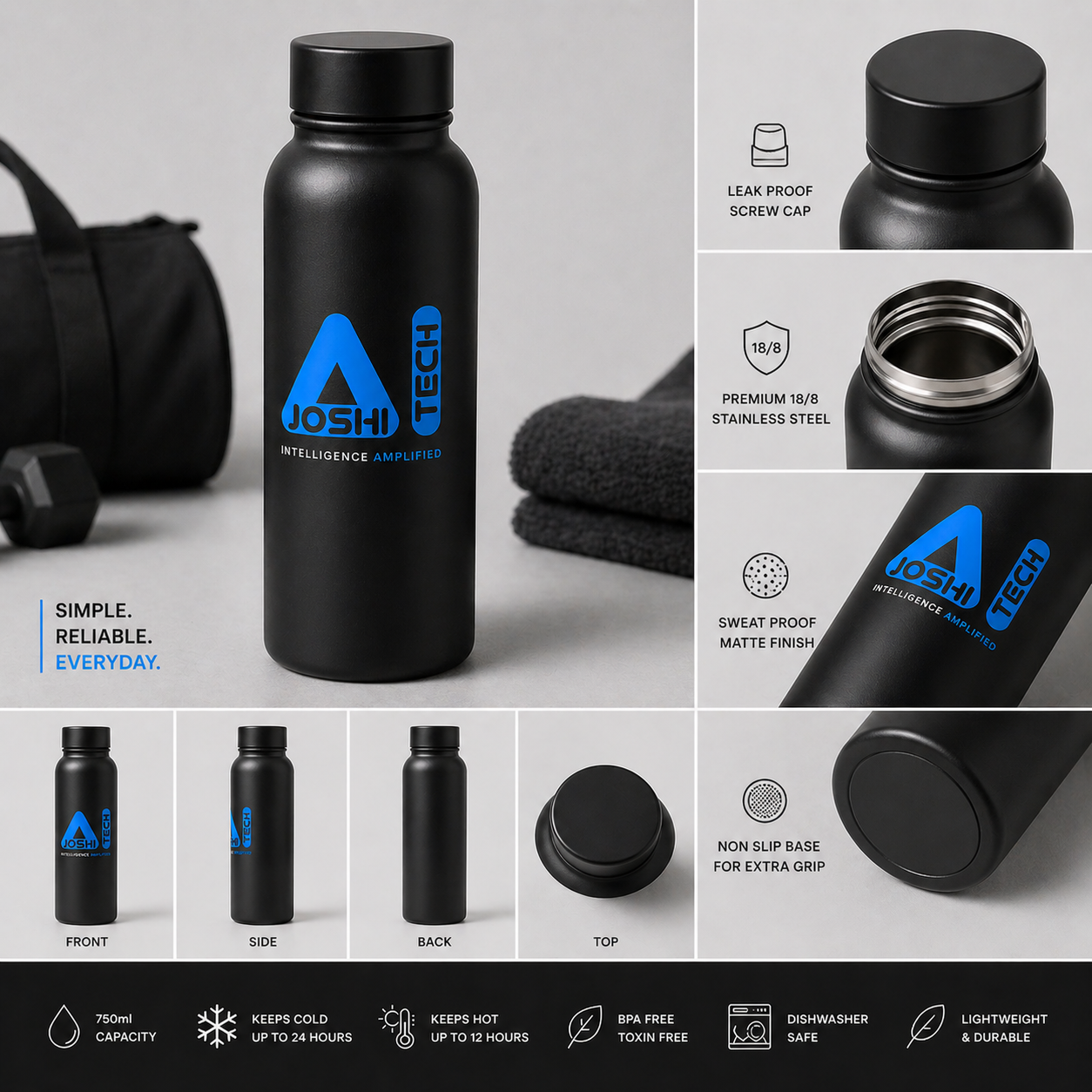 Joshi AI Water Bottle